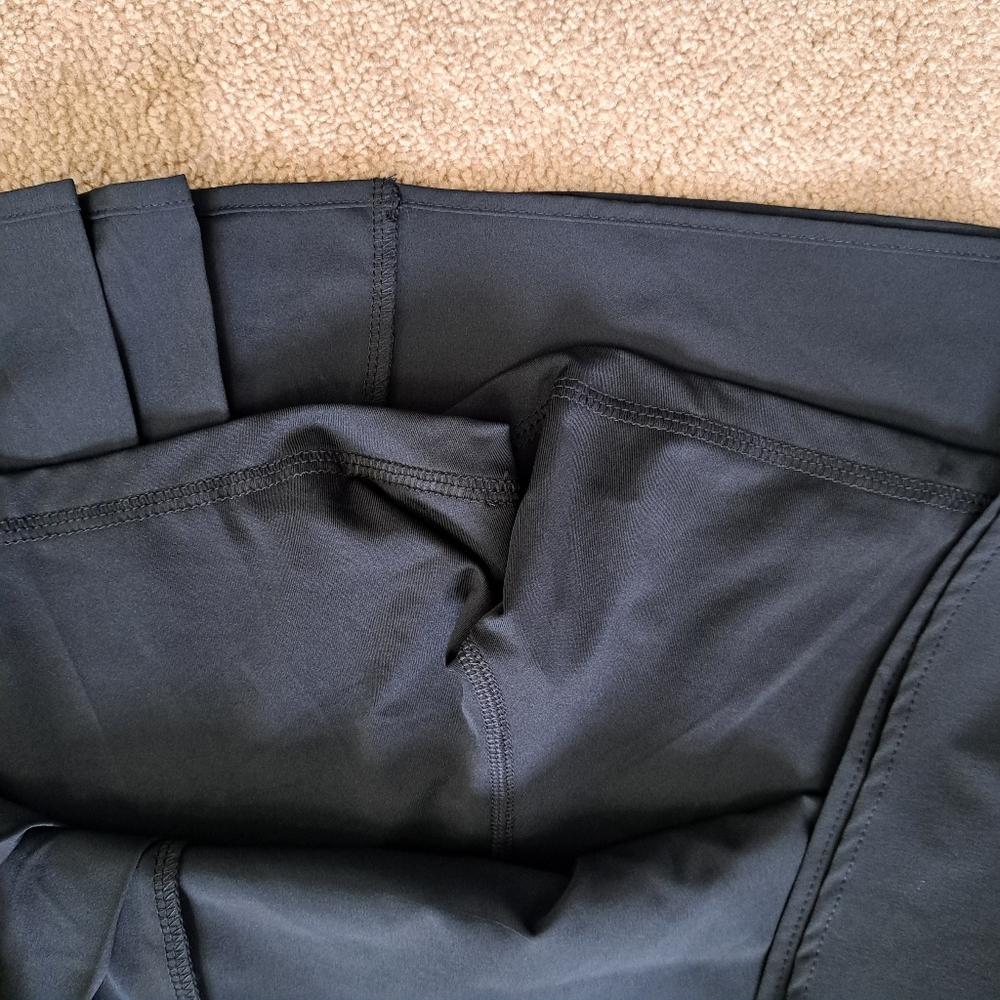 Lole Pleated Active Skort Women's Medium Black Sporty Tennis Inner Short NEW - Picture 5 of 13